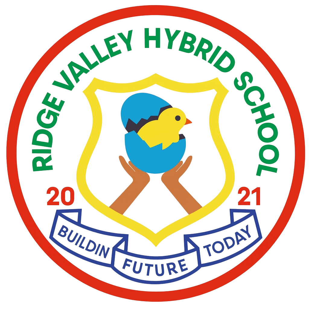 Ridge Valley Hybrid School crest