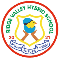 Ridge Valley Hybrid School crest